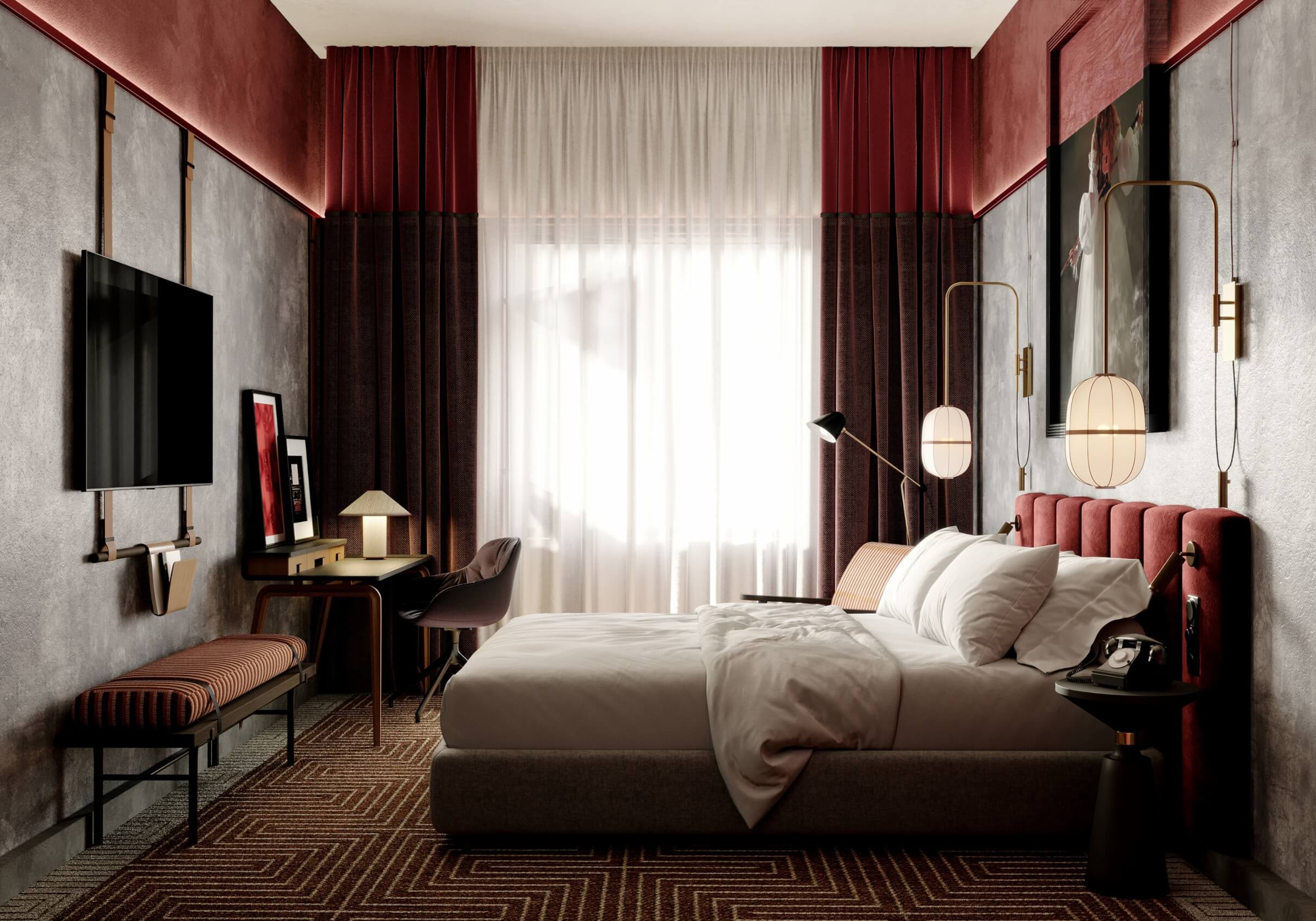 Radisson RED Berlin Potsdamer Platz Guest Room Render 1 C Radisson Hotel Group E27365e2