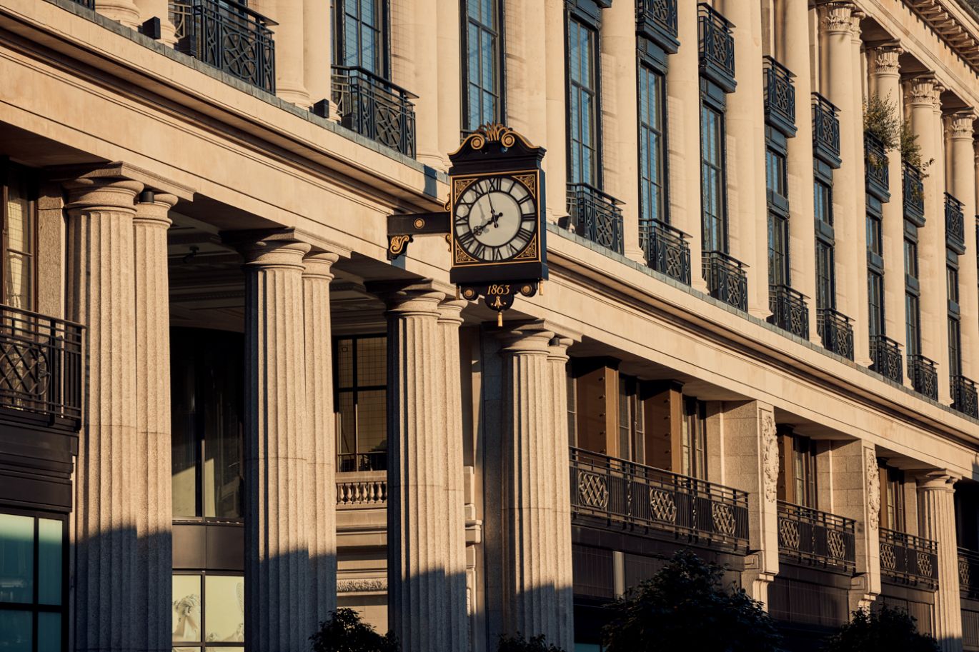 The Whiteley Facade Clock